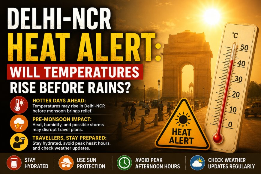 Delhi-NCR Heat Alert: Will Temperatures Rise Before Rains?