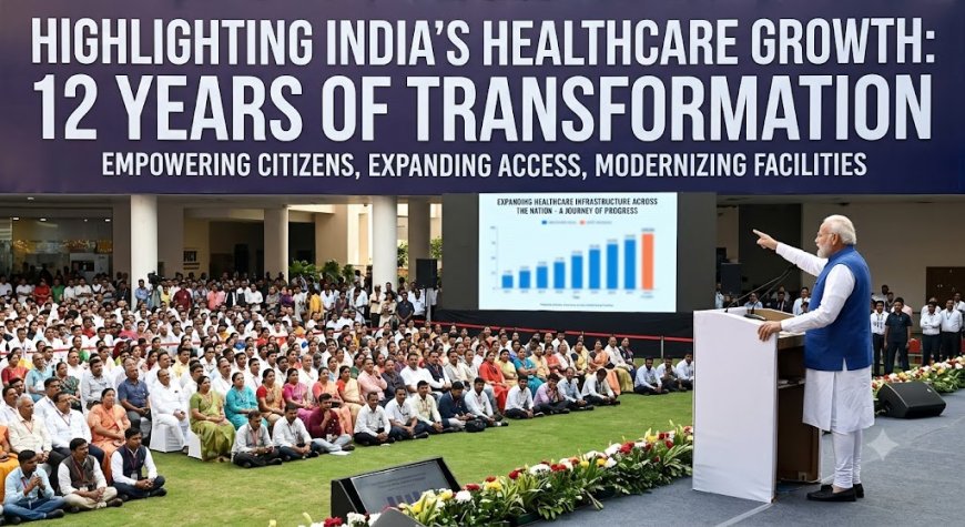 PM Modi Highlights India’s Healthcare Growth Over 12 Years