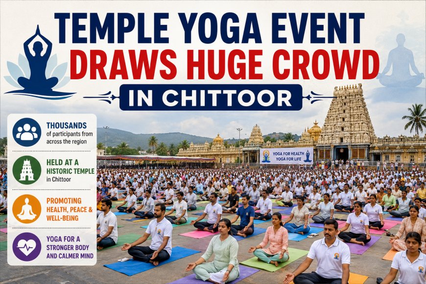 Temple Yoga Event Draws Huge Crowd in Chittoor