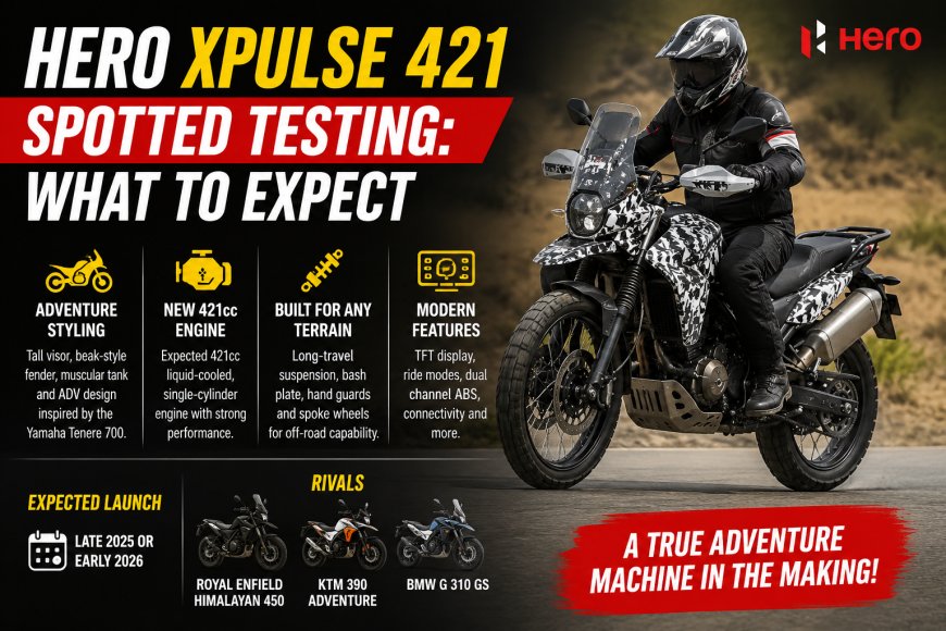 Hero Xpulse 421 Spotted Testing: What to Expect