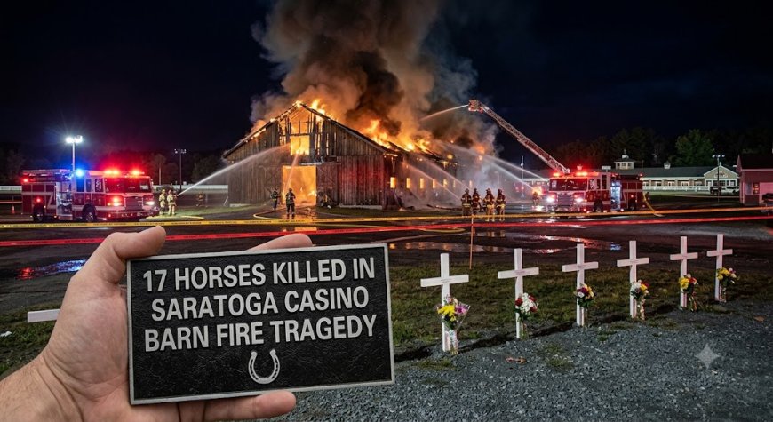 17 Horses Killed in Saratoga Casino Barn Fire Tragedy