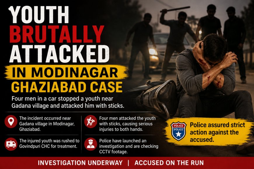 Youth Brutally Attacked in Modinagar Ghaziabad Case