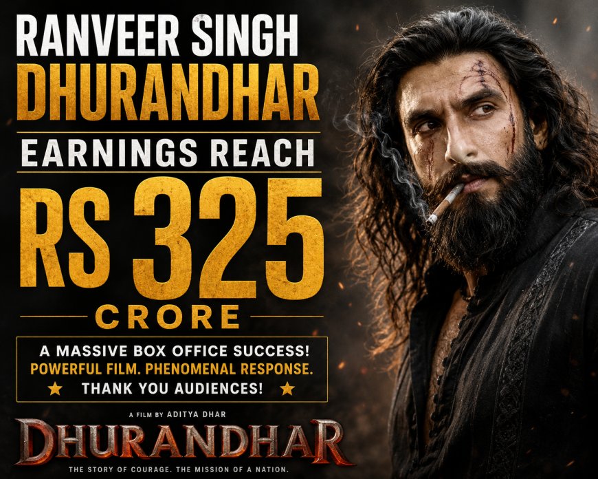 Ranveer Singh Dhurandhar Earnings Reach Rs 325 Crore