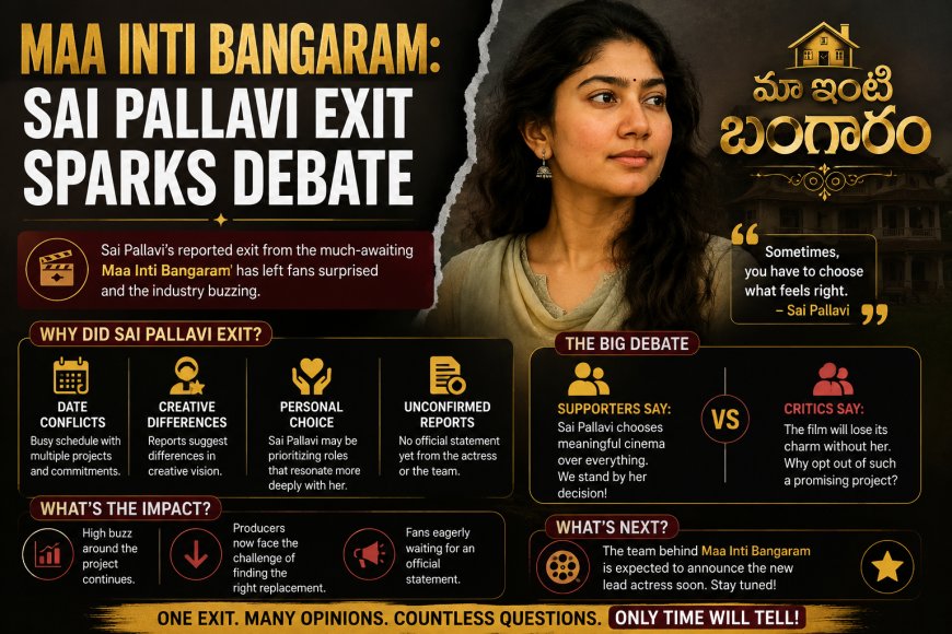 Maa Inti Bangaram: Sai Pallavi Exit Sparks Debate